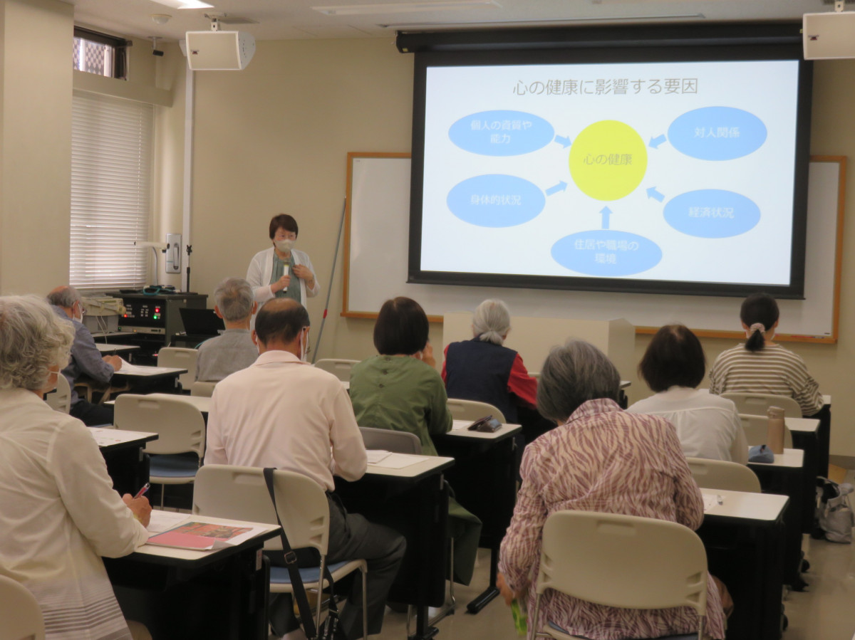 いずも健康市民大学開講式と第１回講座「心健やかな毎日を送るためのリラクゼーション法」を開催しました